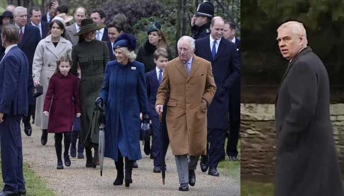 El príncipe Andrew se mezcla con la multitud en Navidad para experimentar las reacciones de los fanáticos reales.