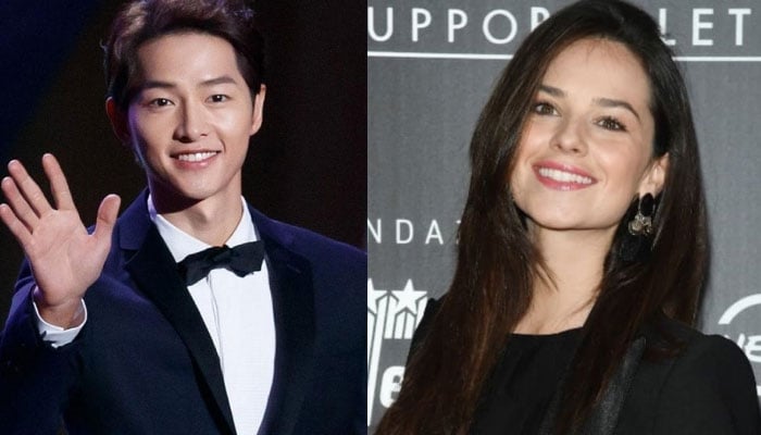 Song Joong Ki spotted in weddings in India and Korea with alleged girlfriend Katy Louise Saunders