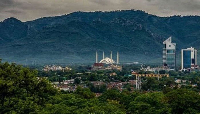A birds eye view of Islamabad.  Twitter