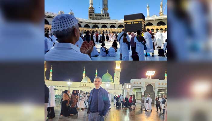 Sadiq Khan shares photographs of himself in Makkah and Madinah. — Twitter/@SadiqKhan