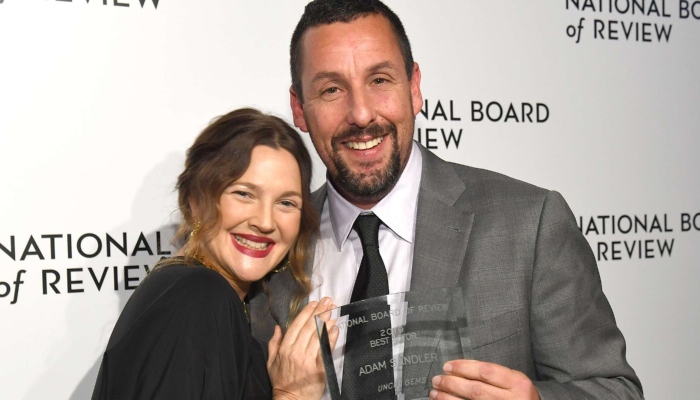 Drew Barrymore says she would show up for movies if Adam Sandler is in it