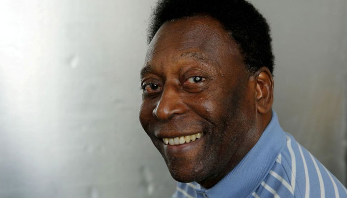 Legendary Brazilian soccer player Pele poses for a portrait during an interview in New York, US, April 26, 2016. REUTERS
