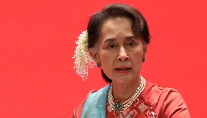 Myanmars State Counsellor Aung San Suu Kyi attends Invest Myanmar in Naypyitaw, Myanmar, January 28, 2019.— Reuters