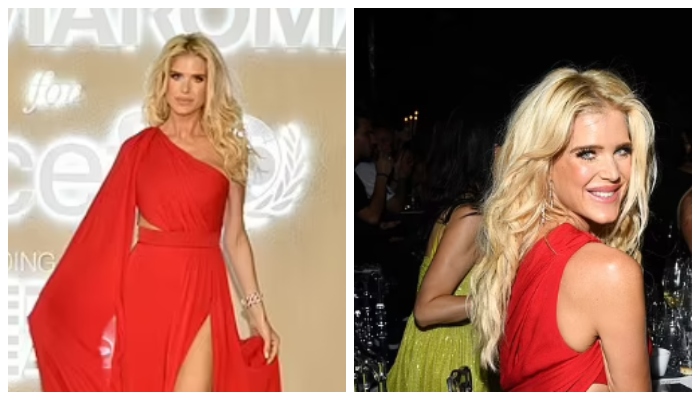 Victoria Silvstedt is the cynosure of all eyes at UNICEF Winter Gala