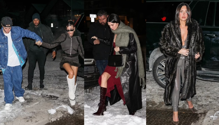 Hailey Bieber and Justin Bieber spotted in a night out with BFF Kendall Jenner in Aspen