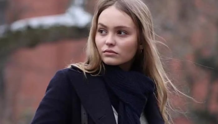 Lily-Rose Depp looks appealing in denim on a relaxing day out with friends