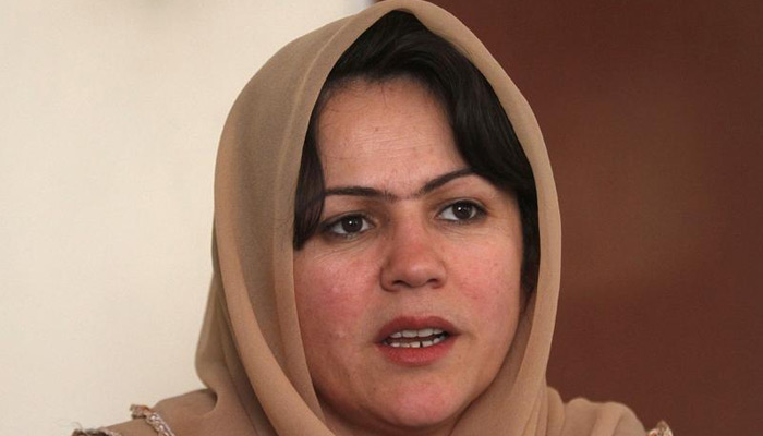 Fawzia Koofi speaks during an interview in Kabul April 12, 2012. — Reuters/File