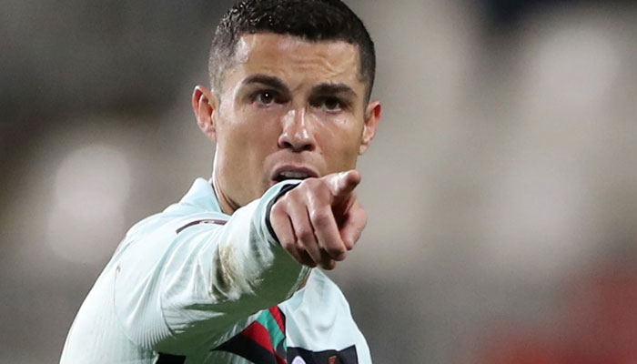 World Cup Qualifiers Europe - Group A - Luxembourg v Portugal - Stade Josy Barthel, Luxembourg - March 30, 2021 Portugals Cristiano Ronaldo reacts. REUTERS