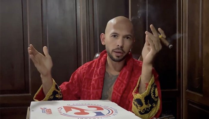 Pizza company responds to Andrew Tate’s arrest in hilarious quip
