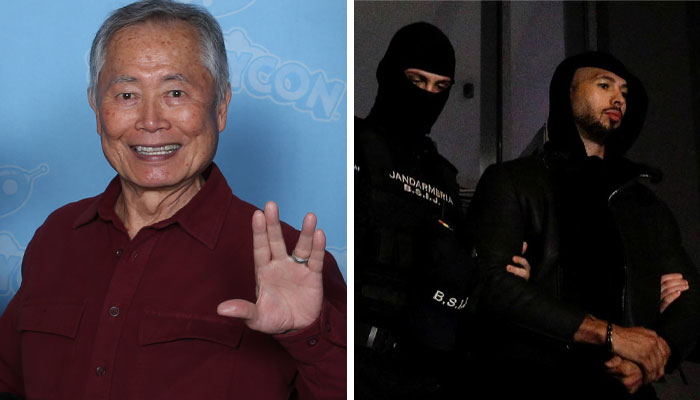 Andrew Tate Arrest: George Takei takes a snarky dig as he sums up the ordeal