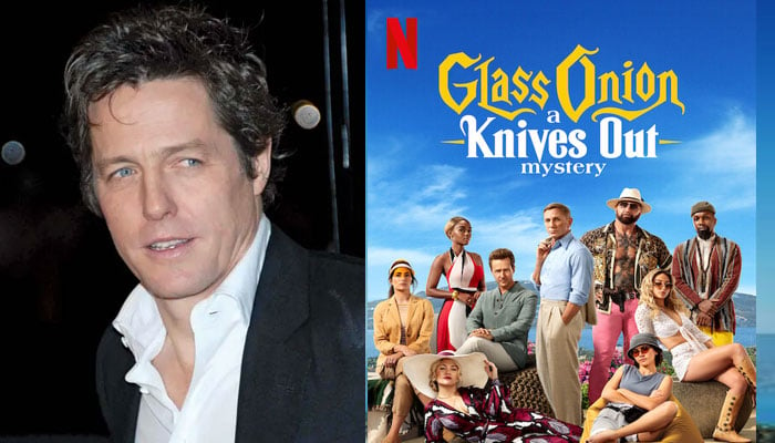Netflix Glass Onion: A Knives Out Mystery Hugh Grant talks on his cameo