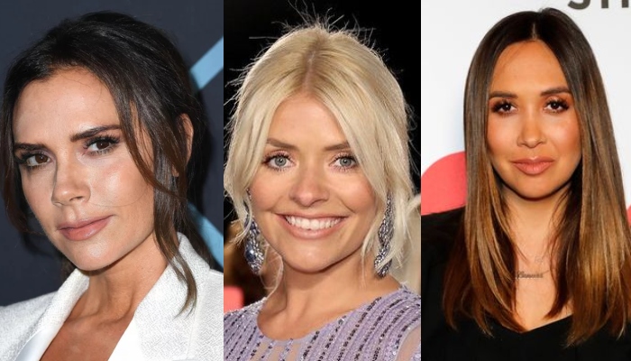 Victoria Beckham, Holly Willoughby and Myleene Klass share New Year greetings