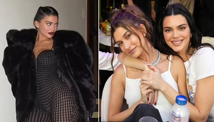Kendall, Kylie Jenner join Hailey Bieber on glam New Year’s Eve ...