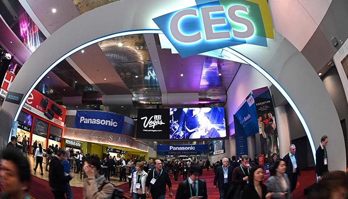 Attendees walk through the Las Vegas Convention Center on the final day of the 2020 Consumer Electronics Show (CES) in Las Vegas, Nevada on January 10, 2020. — AFP
