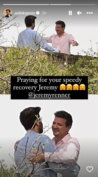 Anil Kapoor sends prayers and well-wishes to Jeremy Renner amid his accident