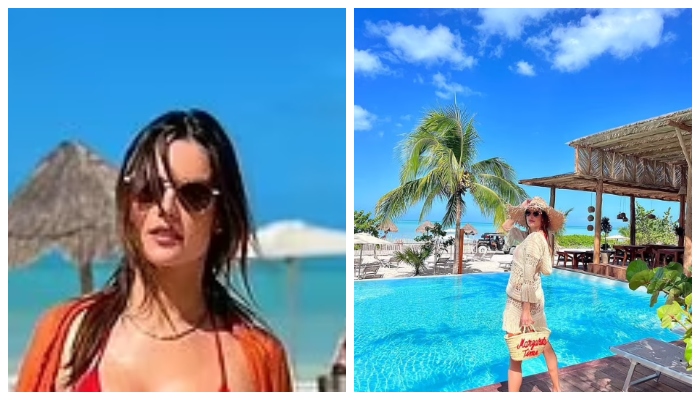 Alessandra Ambrosio displays her enviable figure in bold outfit as she rings in 2023