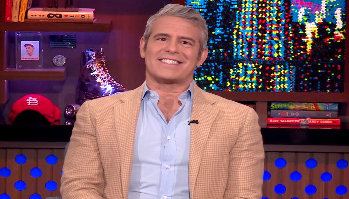 Andy Cohen takes non-alcoholic shots with Anderson Cooper on New Years Eve