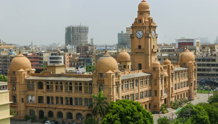 Karachi Municipal Corporation building — Twitter/emnpk