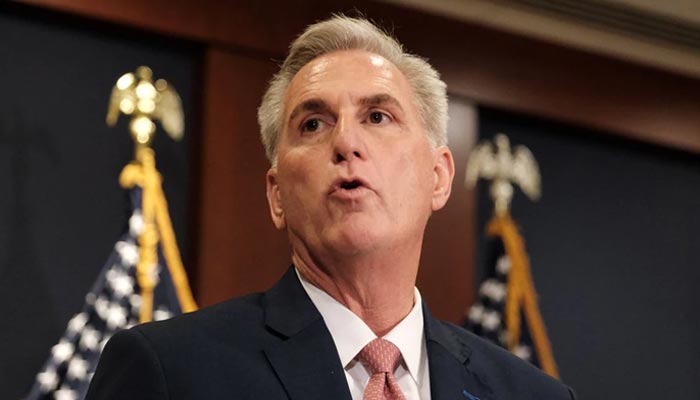 House Republican Leader Kevin McCarthy (R-CA) speaks to reporters after McCarthy was nominated by fellow Republicans to be their leader or the Speaker of the Houseat the U.S. Capitol in Washington, U.S., November 15, 2022. — Reuters