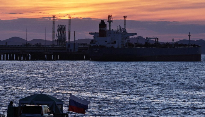 The Chao Xing tanker at the crude oil terminal Kozmino near the port city of Nakhodka, Russia on August 12, 2022. — Reuters