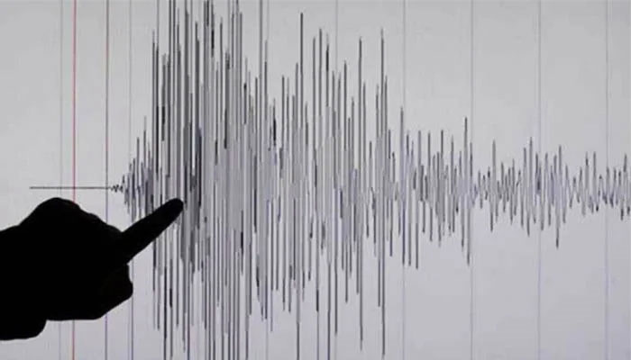 Picture showing a Richter scale reading — Reuters