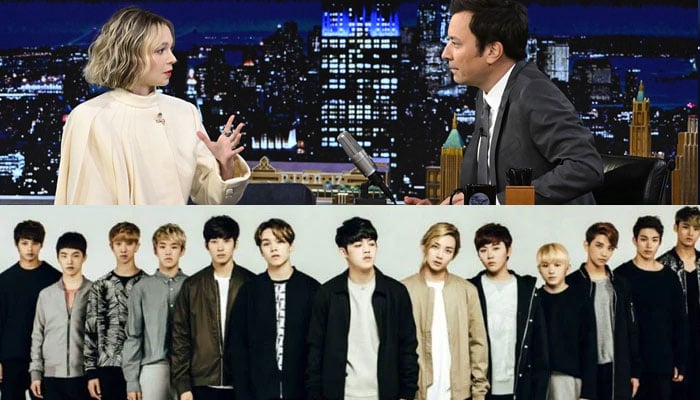 Emma Myers gushes over her most favorite SEVENTEEN song in Jimmy Fallon show