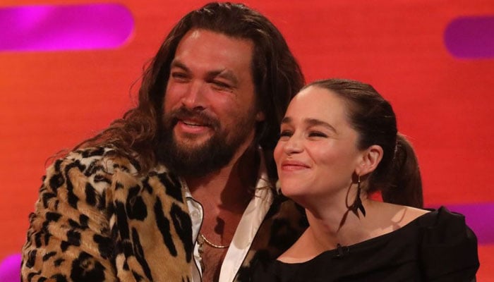 Emilia Clarke reveals she’d cry before filming intimate scenes with Jason Momoa