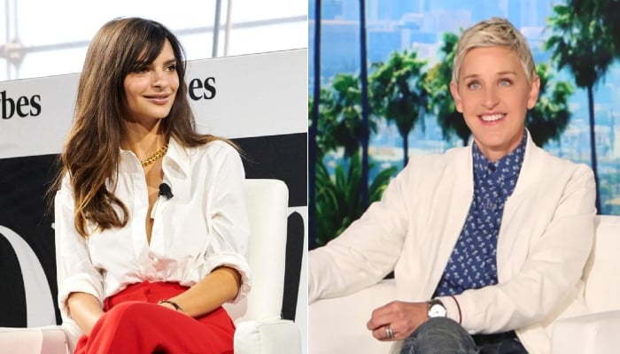 Emily Ratajkowski calls out Ellen DeGeneres for making Taylor Swift cry