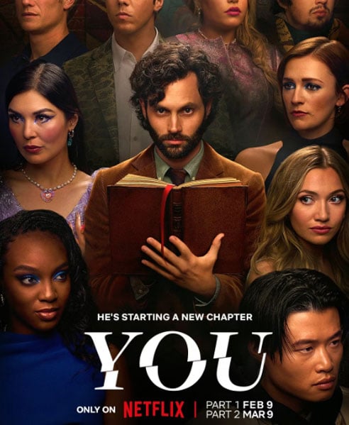 Netflix You new poster shows Joe Goldberg hiding among new people