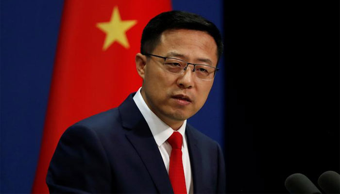 Chinese Foreign Ministry spokesperson Zhao Lijian attends a news conference in Beijing, China. — Reuters/File