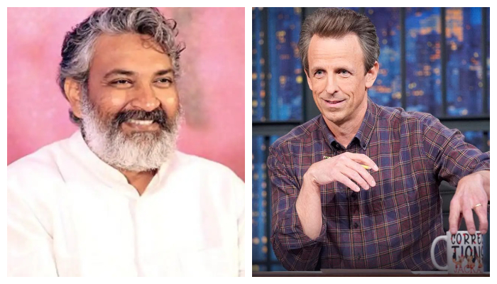 SS Rajamouli membuat penampilan debutnya di ‘Late Night with Seth Meyers’