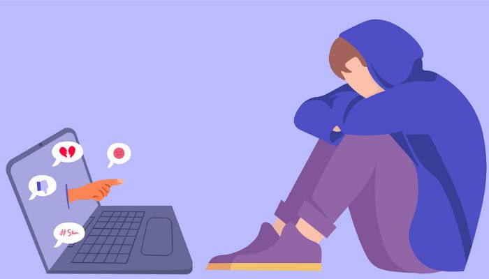 Ilustrasi menunjukkan seseorang duduk di depan laptop.— Pixabay