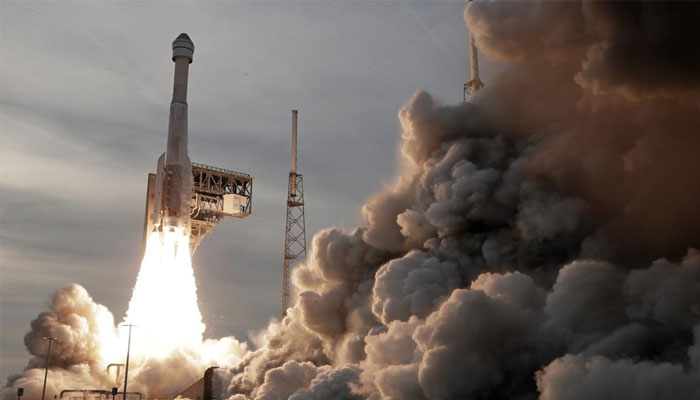 A United Launch Alliance Atlas V rocket carrying the Boeing Starliner crew capsule lifts off on a second test flight to the ISS from Space Launch Complex 41 at Cape Canaveral Space Force station in Cape Canaveral, Fla. — AP/File