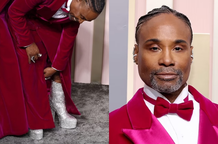 Tuxedo dress online oscars billy porter