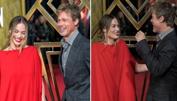 Brad Pitt, Margot Robbie set sweet friendship goals at ‘Babylon’ UK premiere