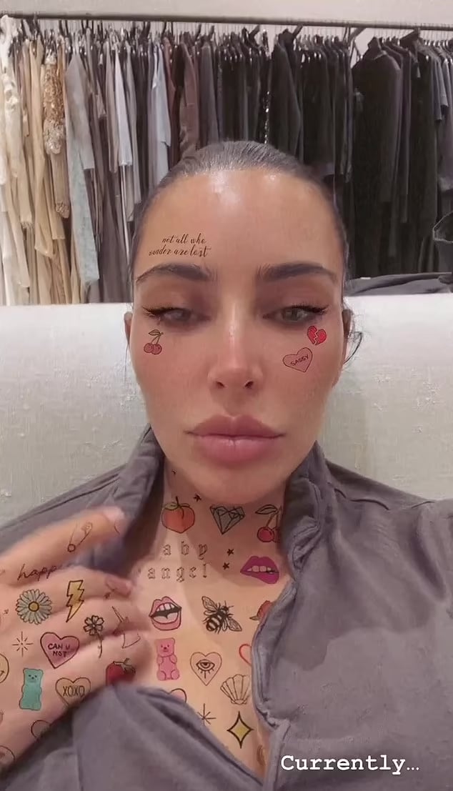 Kim Kardashian to get a new tattoo? Model surprises fans as she puts on new filter