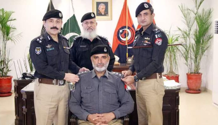 DSP Sardar Hussain who was martyred in the Peshawar terrorist attack. Photo provided by Rasool Dawar