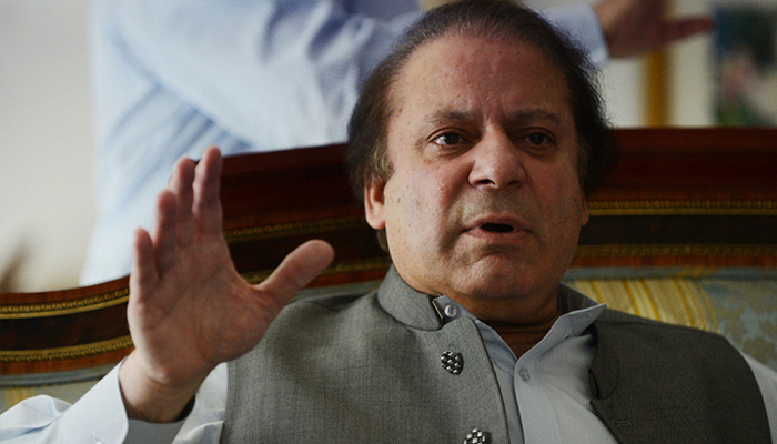 Former prime minister Nawaz Sharif. — AFP/File