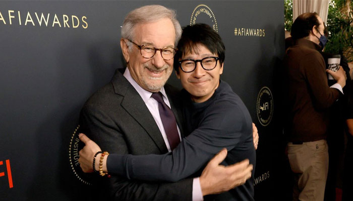 Steven Spielberg and Ke Huiquan Reunited on the 'Raiders of the Lost Ark' Red Carpet