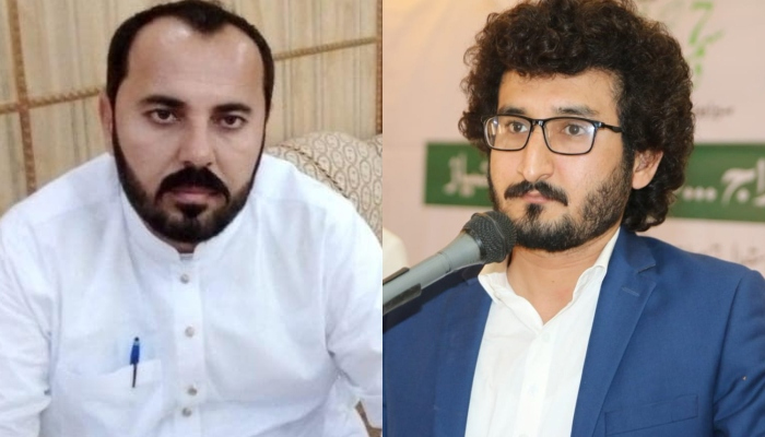 PTI MPAs Rabistan Khan (left) and Adeel Ahmed. — Facebook/Twitter/File
