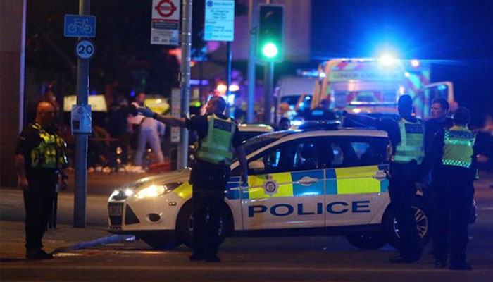 Police attend to an incident near London Bridge. — Reuters/File