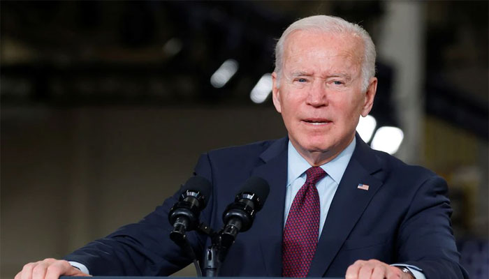 US President Joe Biden delivers remarks after touring the General Motors assembly plant in Detroit, Michigan. — Reuters/File