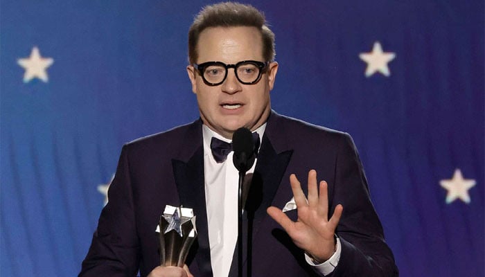 Brendan Fraser wins Best Actor at Critics Choice Awards, delivers tearful speech