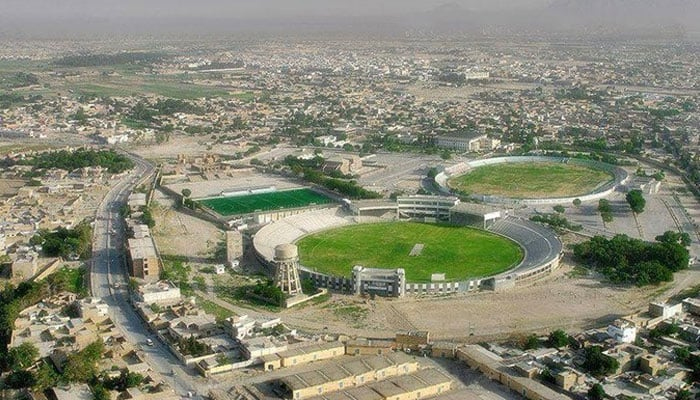 Bugti Stadium in Quetta. — Twitter/TheRealPCB/File