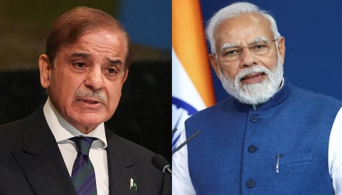 Prime Minister Shehbaz Sharif (L) and Indian Prime Minister Narendra Modi. — Reuters/File