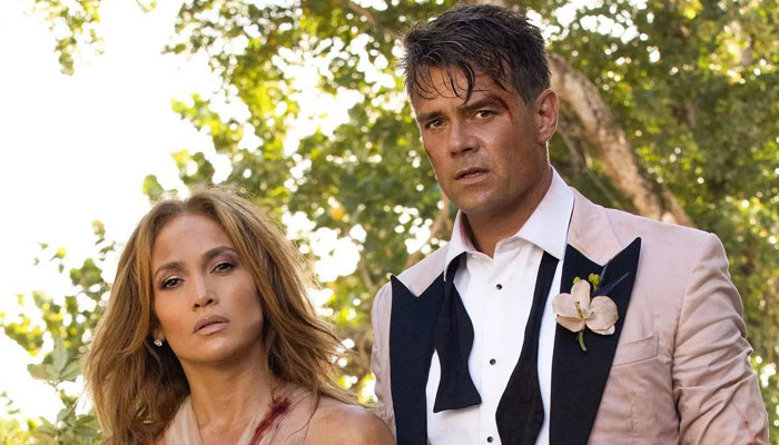 Jennifer Lopez gushes about 'terrific leading man' Josh Duhamel in 'Shotgun Wedding'