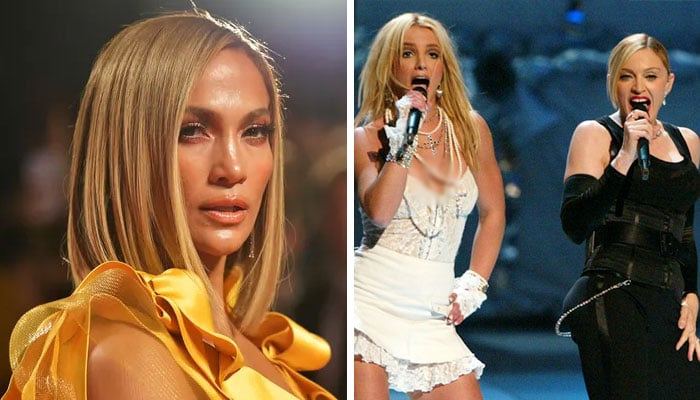 Jennifer Lopez was originally in 2003 VMAs with Madonna, Britney Spears