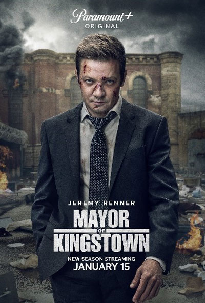 Jeremy Renners face brusies removed in ‘Mayor of Kingstown’ poster after accident