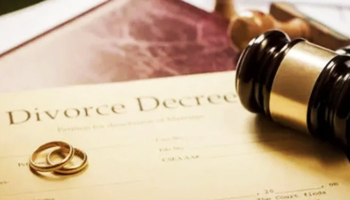 Representational image showing a divorce decree. — AFP/File