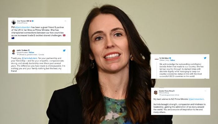 New Zealands Prime Minister Jacinda Ardern addresses the Lowy Institute in Sydney, Australia, July 7, 2022.— Reuters, Twitter